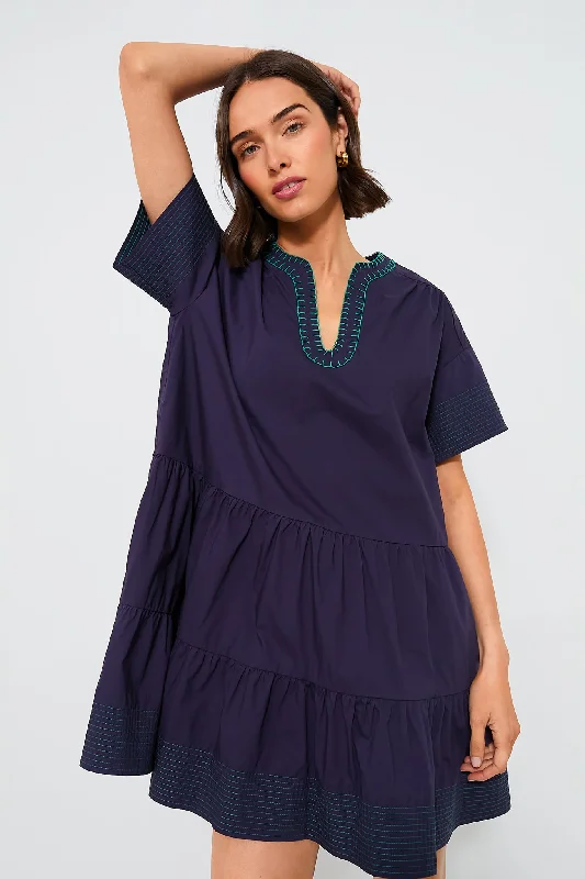 Navy Kinsley Dress Tunics Top rated