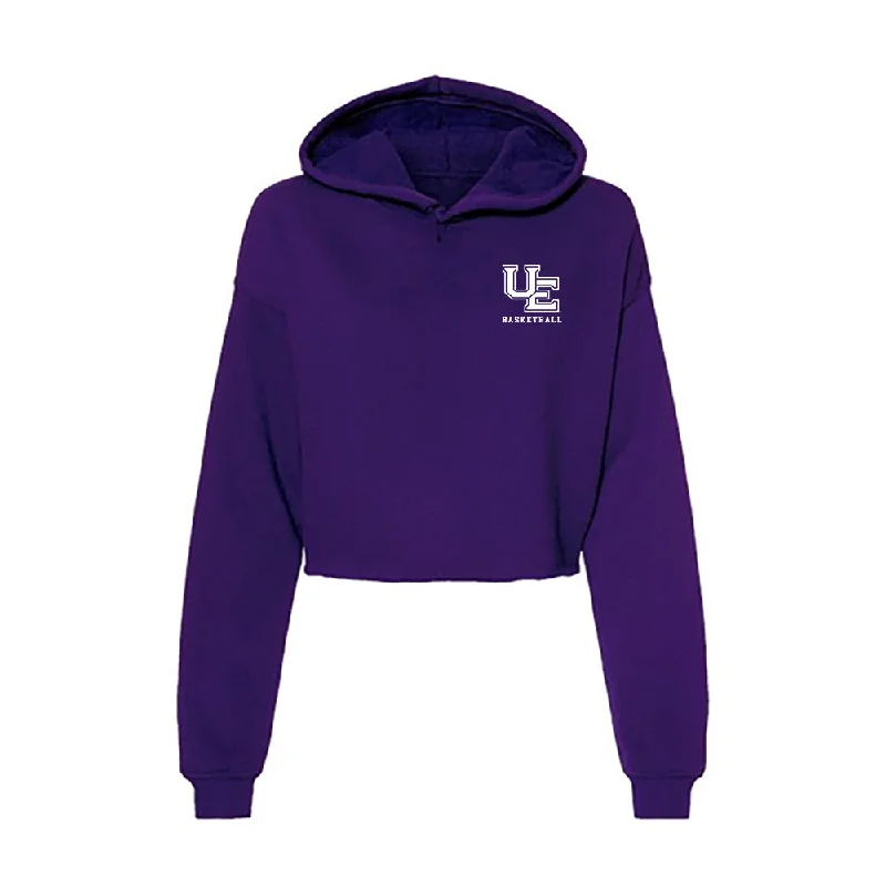 Evansville - NCAA Women's Basketball : Julia Palomo Vicente - Women's Crop Fleece Hoodie Hoodie with Zipper Placket Modern Functional