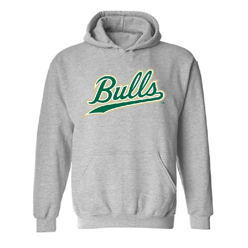 USF - NCAA Women's Soccer : Ava Rightmire - Classic Fashion Shersey Hooded Sweatshirt Hoodie with Emblem Brand Identity USF - NCAA Women's Soccer : Ava Rightmire - Classic Fashion Shersey Hooded Sweatshirt Hoodie with Emblem Brand Identity