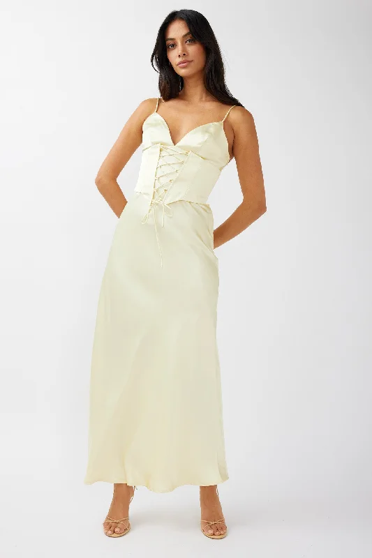 Downtown Cami Strap Corset Waist Dress Butter Tunics Stylish modern