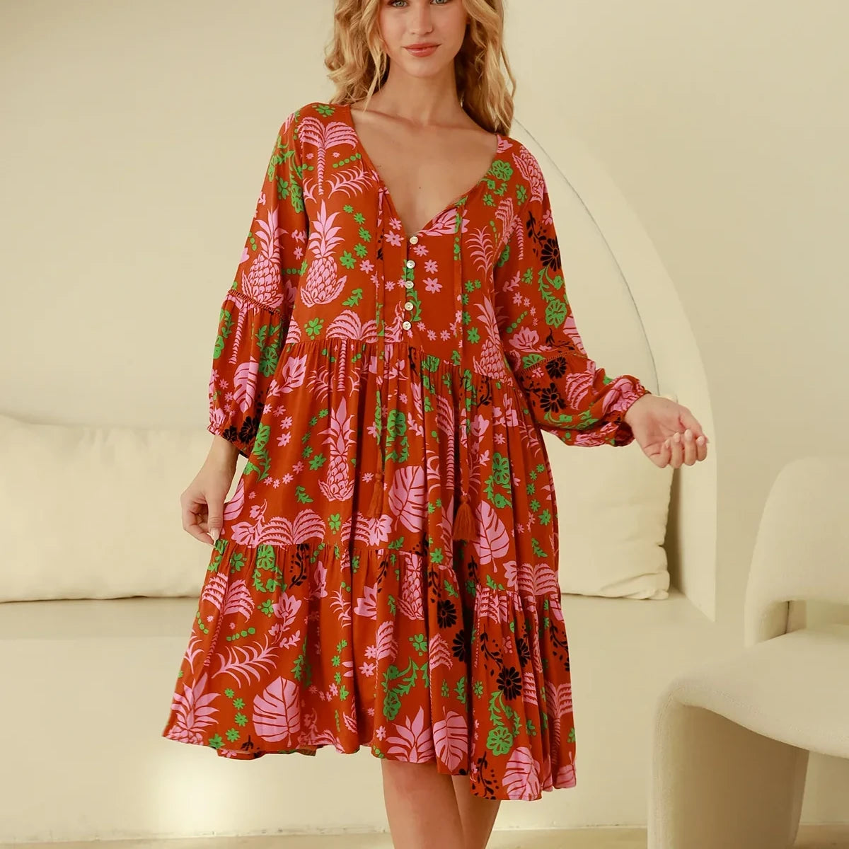 Emberlynne Mini Dress by Ava & Mia - Last One! Size 12 Fashionable Summer Mini Dress