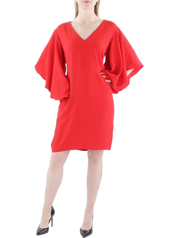 Womens Knit Midi Cocktail and Party Dress Tunics Luxurious high-end