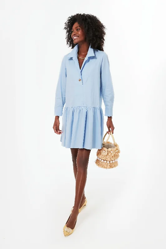 Light Blue Cleia Dress Tunics Custom made