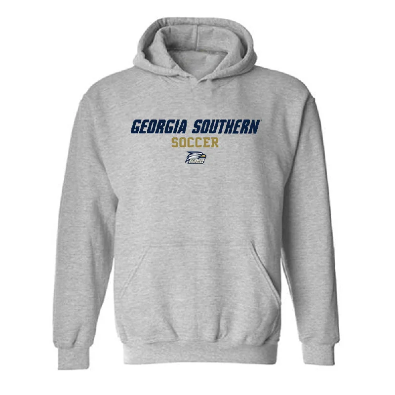 Georgia Southern - NCAA Women's Soccer : Meredith Pugh - Classic Shersey Hooded Sweatshirt Hoodie with Puffed Sleeves Voluminous Trendy Georgia Southern - NCAA Women's Soccer : Meredith Pugh - Classic Shersey Hooded Sweatshirt Hoodie with Puffed Sleeves Voluminous Trendy