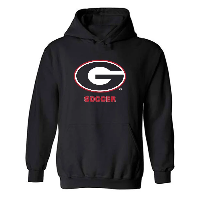 Georgia - NCAA Women's Soccer : Hannah Davila - Classic Shersey Hooded Sweatshirt Hoodie with Embroidery Detailed Premium Georgia - NCAA Women's Soccer : Hannah Davila - Classic Shersey Hooded Sweatshirt Hoodie with Embroidery Detailed Premium