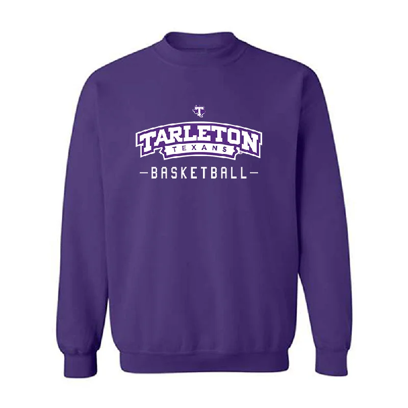 Tarleton State - NCAA Women's Basketball : Jakoriah Long - Classic Shersey Crewneck Sweatshirt Hoodie with Hem Detail Decorative Unique Tarleton State - NCAA Women's Basketball : Jakoriah Long - Classic Shersey Crewneck Sweatshirt Hoodie with Hem Detail Decorative Unique