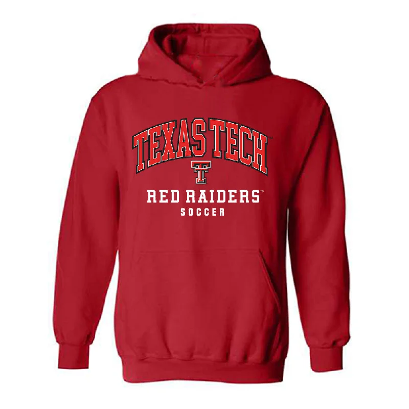 Texas Tech - NCAA Women's Soccer : Chloe Soto - Classic Shersey Hooded Sweatshirt Hoodie with Sequins Glamorous Eye-catching Texas Tech - NCAA Women's Soccer : Chloe Soto - Classic Shersey Hooded Sweatshirt Hoodie with Sequins Glamorous Eye-catching