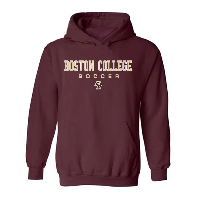 Boston College - NCAA Women's Soccer : Casey Van Pelt - Classic Shersey Hooded Sweatshirt Hoodie with Puffed Sleeves Voluminous Trendy Boston College - NCAA Women's Soccer : Casey Van Pelt - Classic Shersey Hooded Sweatshirt Hoodie with Puffed Sleeves Voluminous Trendy
