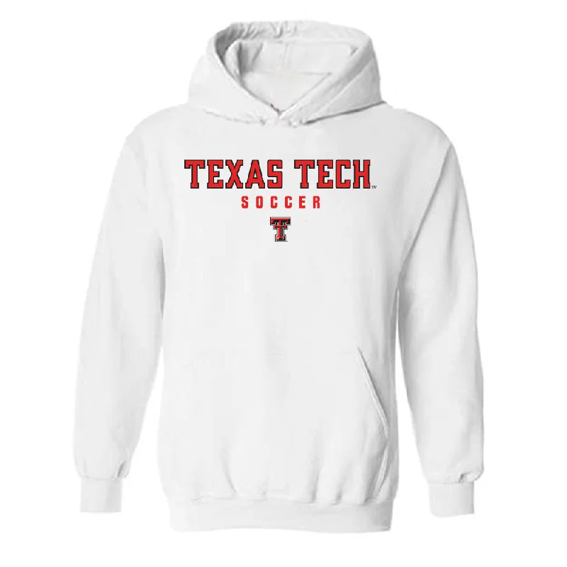 Texas Tech - NCAA Women's Soccer : Emma Torres - Classic Shersey Hooded Sweatshirt Hoodie with Hem Patch Decorative Personalized Texas Tech - NCAA Women's Soccer : Emma Torres - Classic Shersey Hooded Sweatshirt Hoodie with Hem Patch Decorative Personalized
