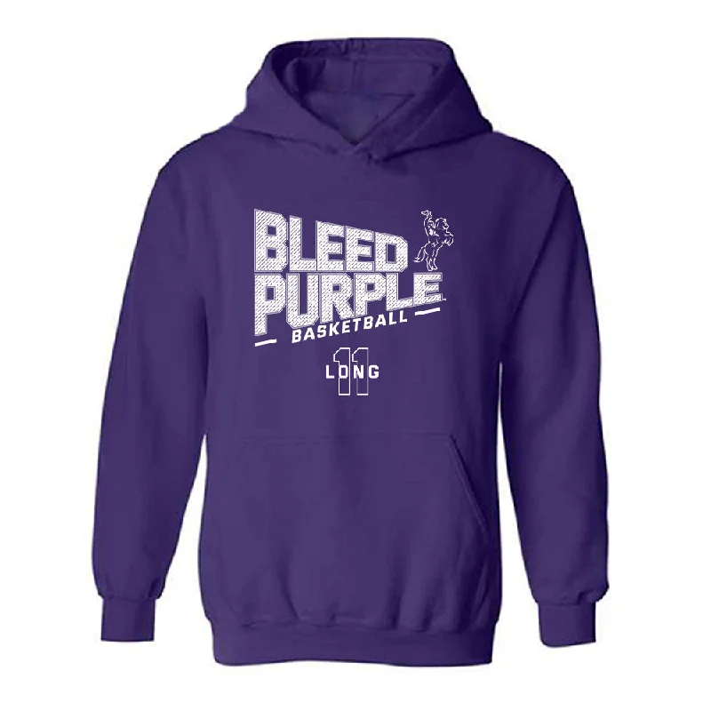 Tarleton State - NCAA Women's Basketball : Jakoriah Long - Classic Fashion Shersey Hooded Sweatshirt Hoodie with Hem Raw Edge Edgy Unfinished Tarleton State - NCAA Women's Basketball : Jakoriah Long - Classic Fashion Shersey Hooded Sweatshirt Hoodie with Hem Raw Edge Edgy Unfinished