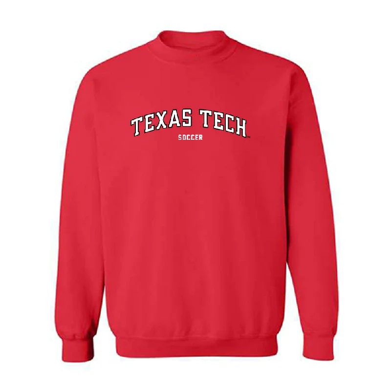 Texas Tech - NCAA Women's Soccer : Emma Torres - Classic Shersey Crewneck Sweatshirt Hoodie with Hem Ribbing Snug Secure Texas Tech - NCAA Women's Soccer : Emma Torres - Classic Shersey Crewneck Sweatshirt Hoodie with Hem Ribbing Snug Secure