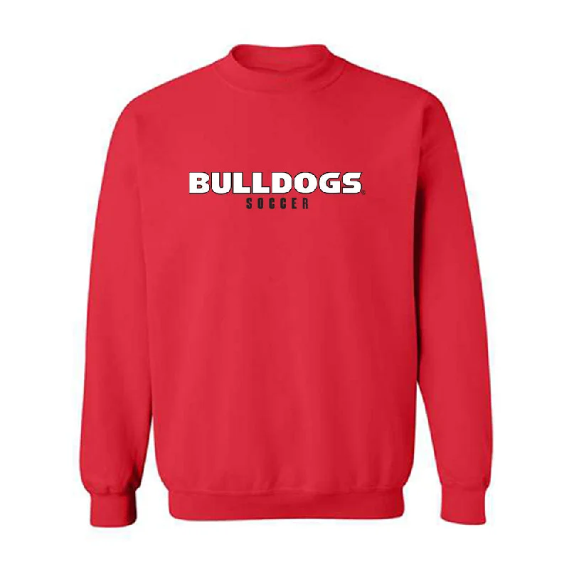 Georgia - NCAA Women's Soccer : Hannah Davila - Classic Shersey Crewneck Sweatshirt Hoodie with Zipper Versatile Modern Georgia - NCAA Women's Soccer : Hannah Davila - Classic Shersey Crewneck Sweatshirt Hoodie with Zipper Versatile Modern