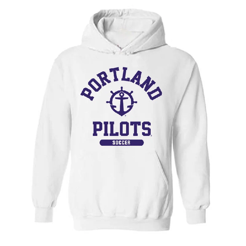 Portland - NCAA Women's Soccer : Taylor Norman - Hooded Sweatshirt Hoodie with Metallic Shiny Futuristic Portland - NCAA Women's Soccer : Taylor Norman - Hooded Sweatshirt Hoodie with Metallic Shiny Futuristic