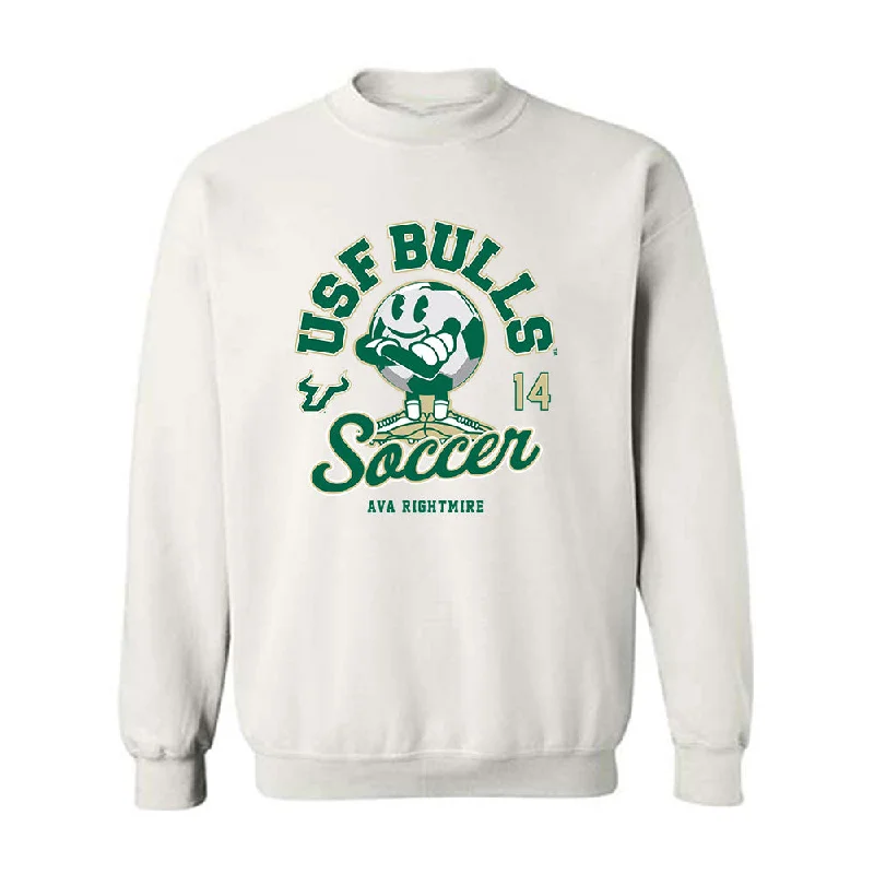 USF - NCAA Women's Soccer : Ava Rightmire - Fashion Shersey Crewneck Sweatshirt Hoodie with Reflective Safety Nightwear USF - NCAA Women's Soccer : Ava Rightmire - Fashion Shersey Crewneck Sweatshirt Hoodie with Reflective Safety Nightwear