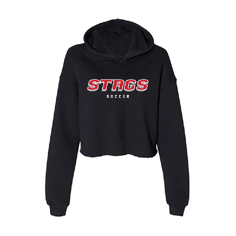 Fairfield - NCAA Women's Soccer : Brooke Walonis - Women's Crop Fleece Hoodie Hoodie with Hem Lace Feminine Delicate Fairfield - NCAA Women's Soccer : Brooke Walonis - Women's Crop Fleece Hoodie Hoodie with Hem Lace Feminine Delicate
