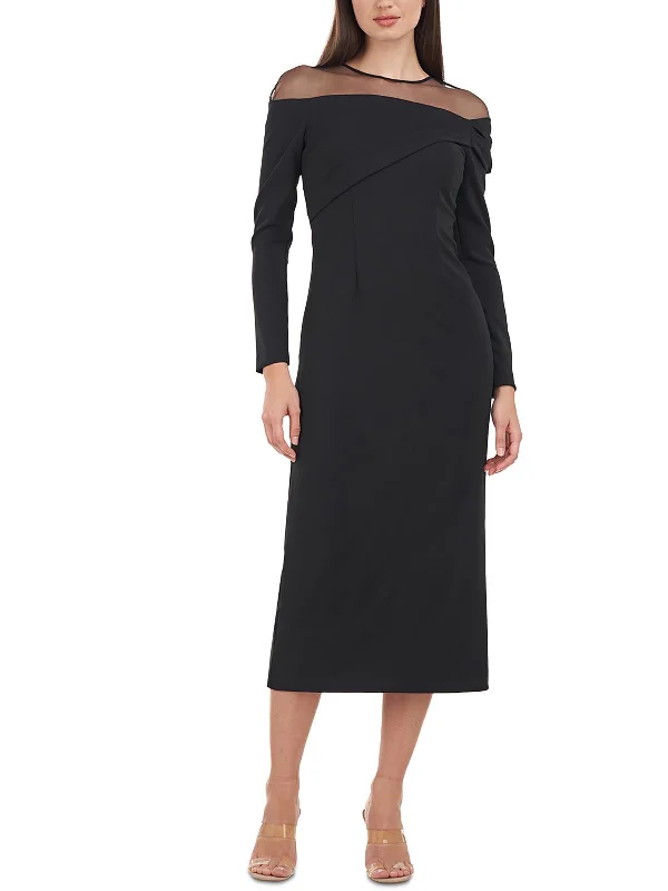 Plus Brinely Womens Illusion Long Sleeves Cocktail and Party Dress Tunics Fashionable trendy Plus Brinely Womens Illusion Long Sleeves Cocktail and Party Dress Tunics Fashionable trendy
