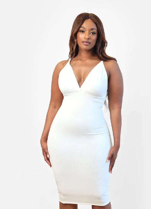 Bellini Bodycon Double Layered Mini Dress Comfortable One-Shoulder Mini Dress