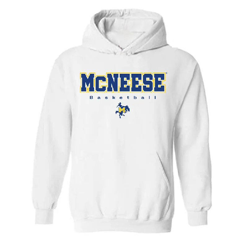 McNeese State - NCAA Women's Basketball : Azjah Reeves - Classic Shersey Hooded Sweatshirt Hoodie with Longline Fit Extended Stylish McNeese State - NCAA Women's Basketball : Azjah Reeves - Classic Shersey Hooded Sweatshirt Hoodie with Longline Fit Extended Stylish