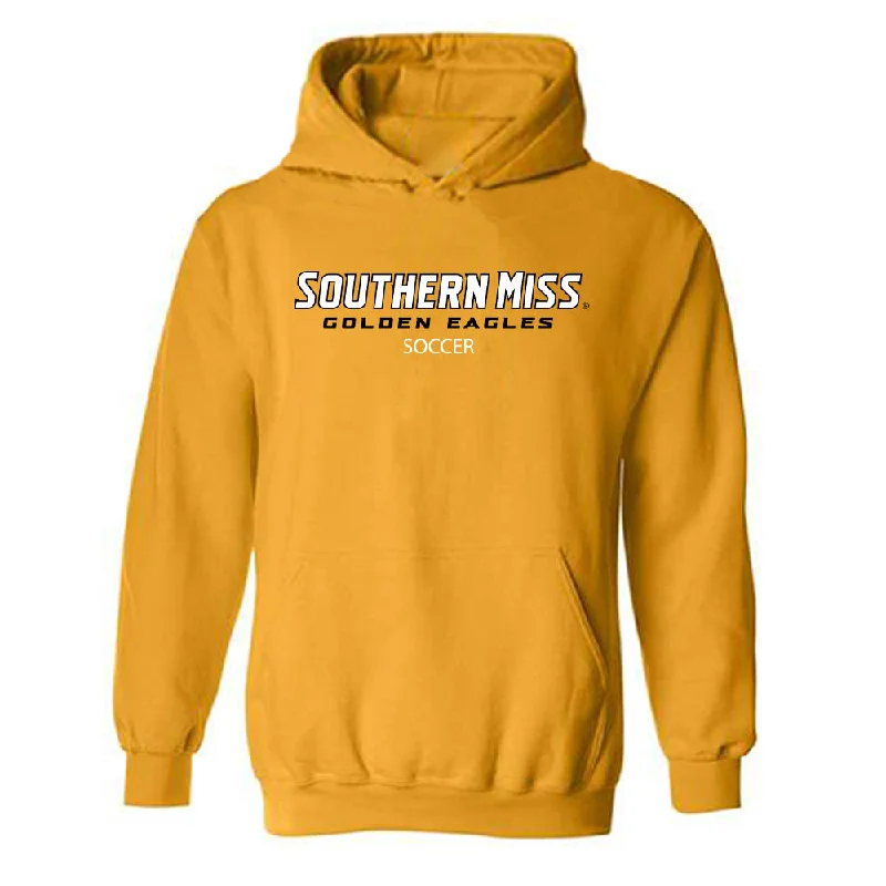 Southern Miss - NCAA Women's Soccer : Shaelynn Quick - Hooded Sweatshirt Hoodie with Ribbed Cuffs Snug Fit Comfort Southern Miss - NCAA Women's Soccer : Shaelynn Quick - Hooded Sweatshirt Hoodie with Ribbed Cuffs Snug Fit Comfort