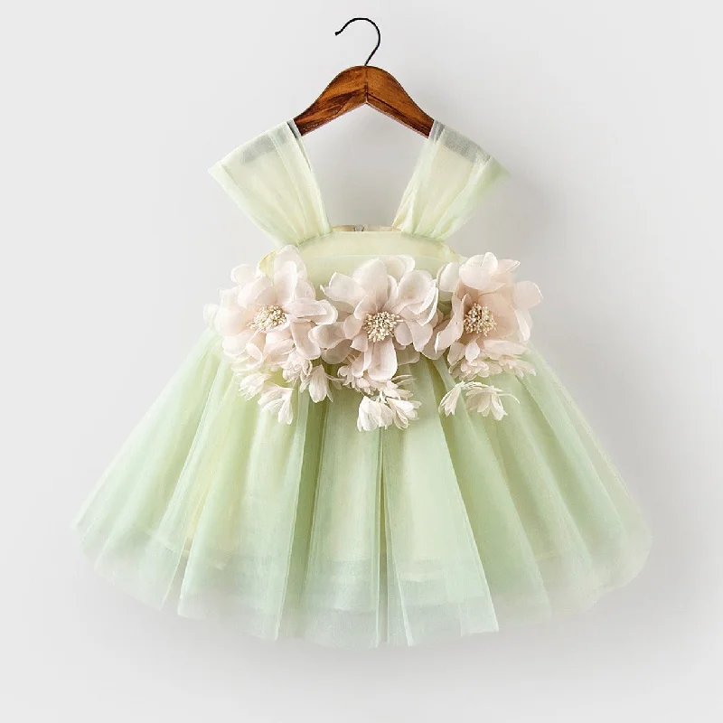 Baby Flower Girl Dress Toddler Birthday Party Dress Summer Green Cake Puffy Girl Formal Dresses Tunics Running lightweight Baby Flower Girl Dress Toddler Birthday Party Dress Summer Green Cake Puffy Girl Formal Dresses Tunics Running lightweight