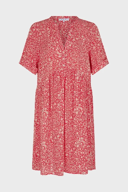 Dress Ennalita Dzr09z154 Orange Floral Print girly