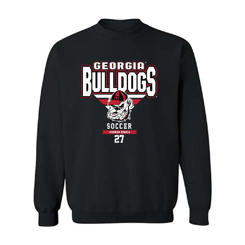 Georgia - NCAA Women's Soccer : Hannah Davila - Classic Fashion Shersey Crewneck Sweatshirt Hoodie with Mesh Breathable Sporty Georgia - NCAA Women's Soccer : Hannah Davila - Classic Fashion Shersey Crewneck Sweatshirt Hoodie with Mesh Breathable Sporty