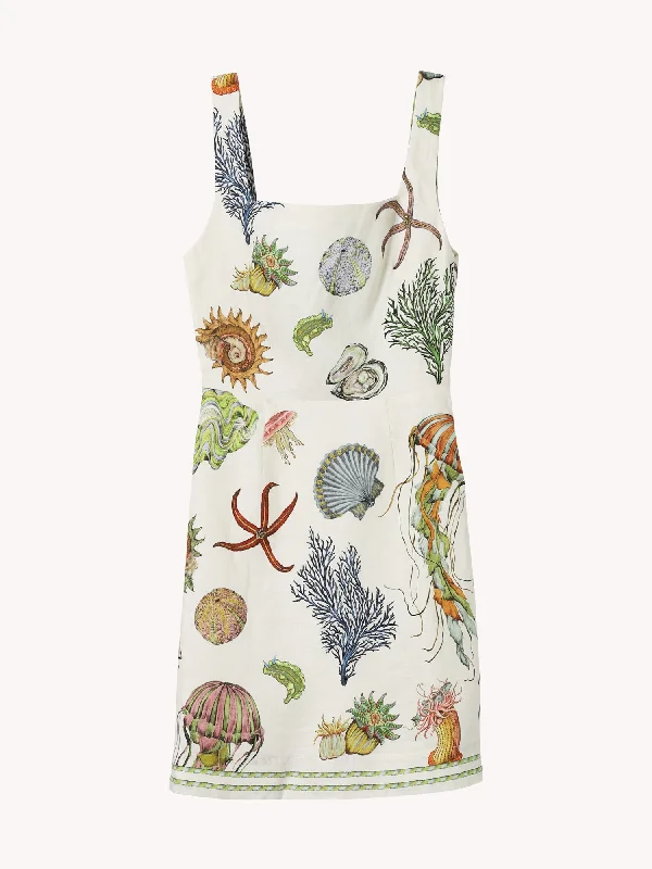 Sea Mini Dress Fashionable A-Line Mini Dress