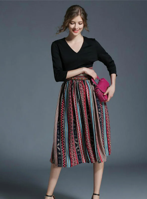 Sexy V-neck Slim Office Party Chiffon Long Dress Tunics Evening elegant