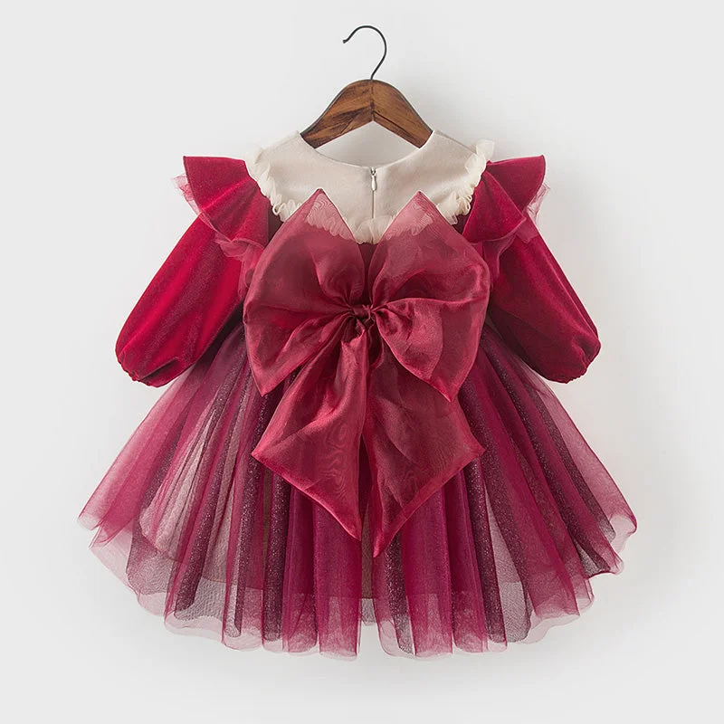 Baby Girl Dress Toddler Prom Princess Dress Summer Red Mesh Puffy Party Dress Tunics Travel practical Baby Girl Dress Toddler Prom Princess Dress Summer Red Mesh Puffy Party Dress Tunics Travel practical