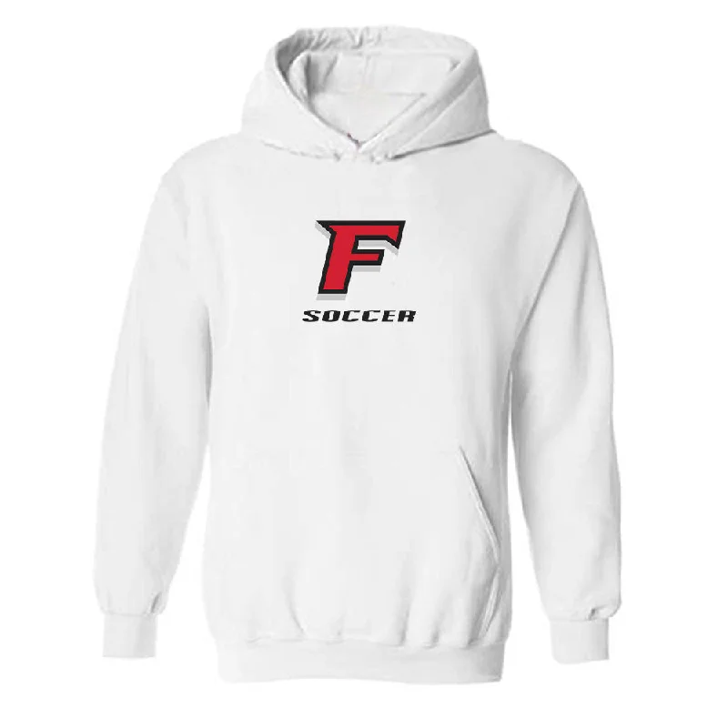 Fairfield - NCAA Women's Soccer : Brooke Walonis - Classic Shersey Hooded Sweatshirt Hoodie with Hem Applique Textured Unique Fairfield - NCAA Women's Soccer : Brooke Walonis - Classic Shersey Hooded Sweatshirt Hoodie with Hem Applique Textured Unique