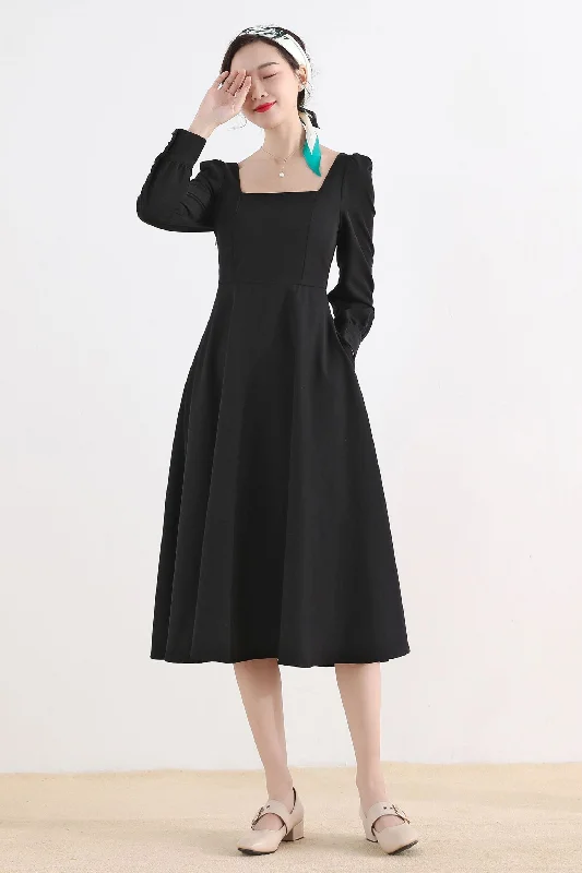 Vintage Inspired Long Sleeve Party Dress 2514 Tunics Favorite customer
