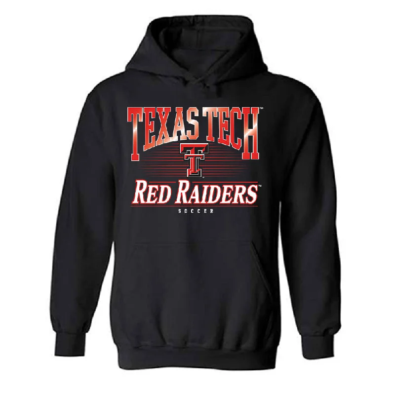 Texas Tech - NCAA Women's Soccer : Chloe Soto - Classic Shersey Hooded Sweatshirt Hoodie with Lace Feminine Delicate Texas Tech - NCAA Women's Soccer : Chloe Soto - Classic Shersey Hooded Sweatshirt Hoodie with Lace Feminine Delicate