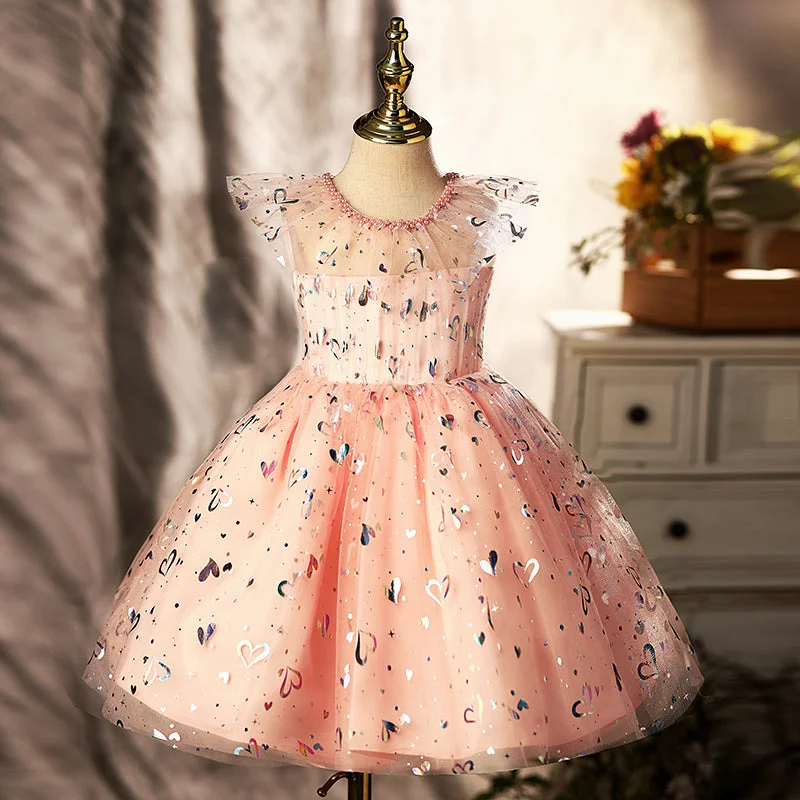 Toddler Prom Dress Girl Princess Flower Sleeveless Heart Sequins Party Dress Peplum Ruffle Cocktail Toddler Prom Dress Girl Princess Flower Sleeveless Heart Sequins Party Dress Peplum Ruffle Cocktail