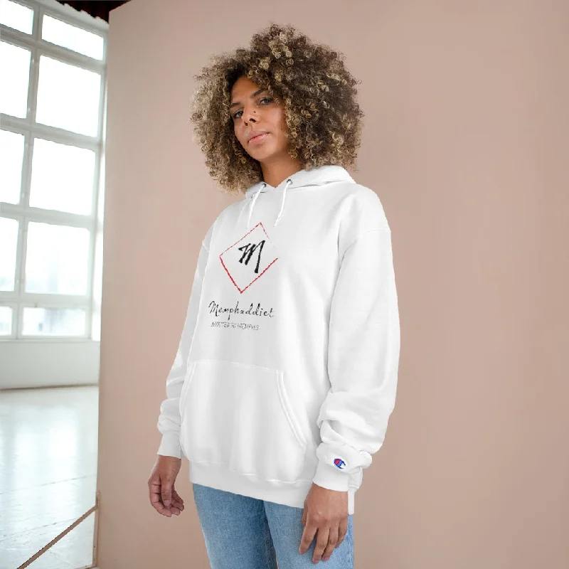 Women's MemphAddict - Champion Hoodie Hoodie with Hem Drawcord Adjustable Customizable Women's MemphAddict - Champion Hoodie Hoodie with Hem Drawcord Adjustable Customizable
