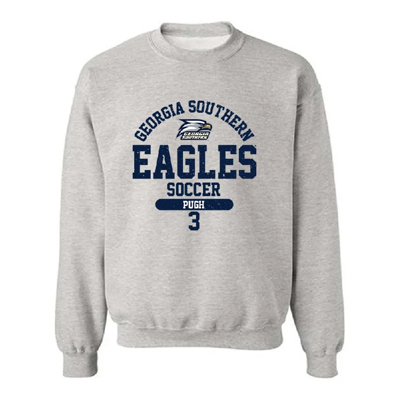 Georgia Southern - NCAA Women's Soccer : Meredith Pugh - Classic Fashion Shersey Crewneck Sweatshirt Hoodie with Rolled Sleeves Casual Relaxed Georgia Southern - NCAA Women's Soccer : Meredith Pugh - Classic Fashion Shersey Crewneck Sweatshirt Hoodie with Rolled Sleeves Casual Relaxed