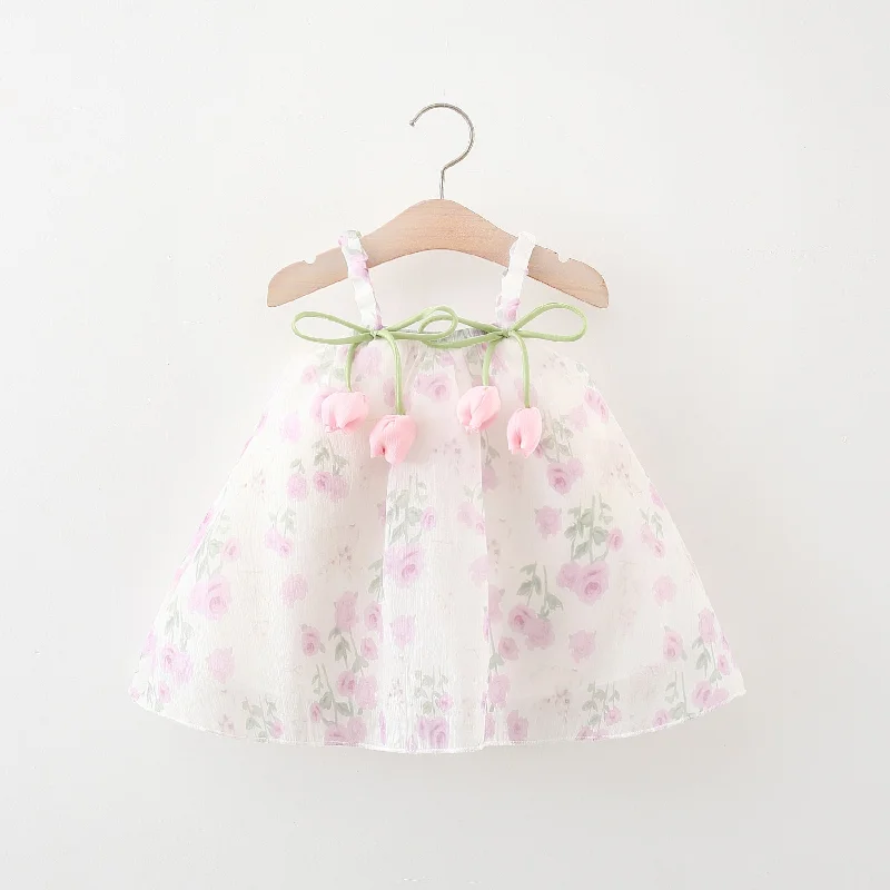 Cute Summer Baby Girls Cozy Princess Dress A-Line Day Work