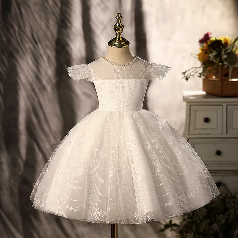 Baptism Dresses Baby Girl White Bow Lace Flower Girl Dress Girl Formal Princess Party Dress Tunics Canvas sturdy Baptism Dresses Baby Girl White Bow Lace Flower Girl Dress Girl Formal Princess Party Dress Tunics Canvas sturdy