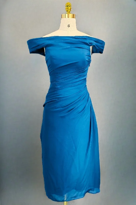 Off The Shoulder Mini Dress Short Mother Of The Bride Dresses Comfortable Ruffle Mini Dress