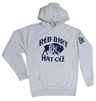 RED DIRT HAT CO UNISEX GAME DAY HOODIE Hoodie Jacket Zipper Layering