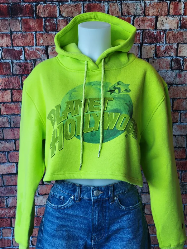 Classic Green Crop Hoodie Sweatshirt Hoodie with Elastic Cuffs Stretchable Comfortable Classic Green Crop Hoodie Sweatshirt Hoodie with Elastic Cuffs Stretchable Comfortable