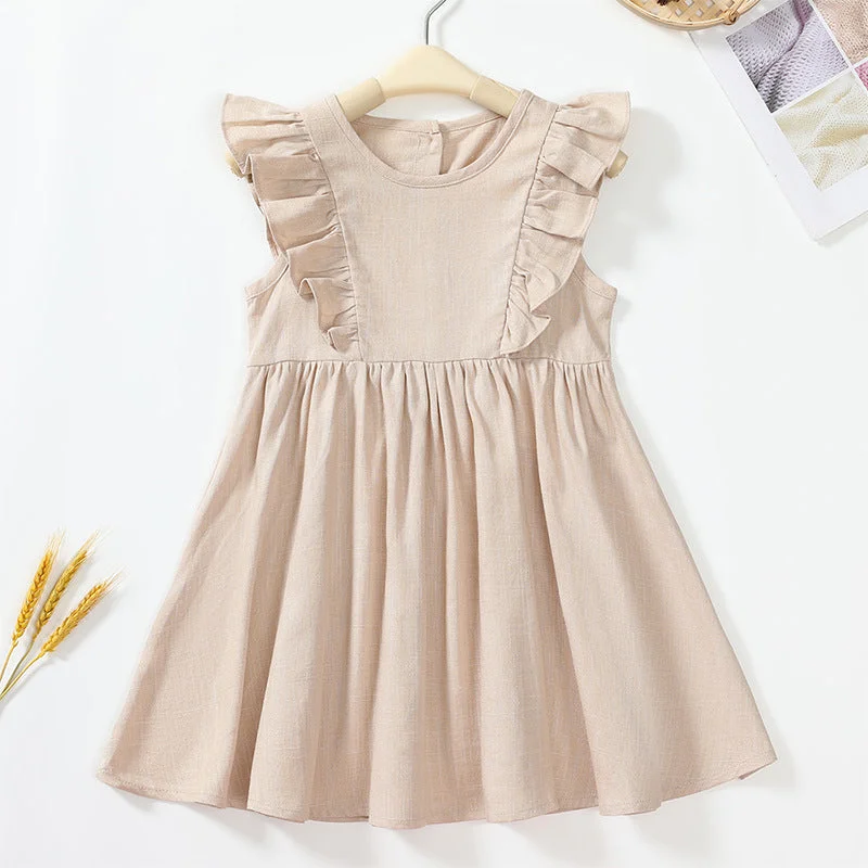 Cute Baby Girls  Summer Cozy Dress Tunics Versatile stylish