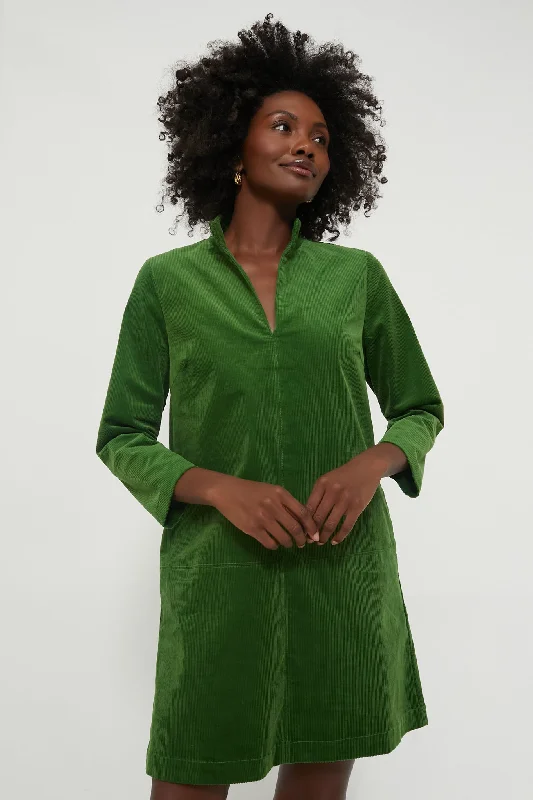 Green Corduroy Clifton Dress Tunics Custom made