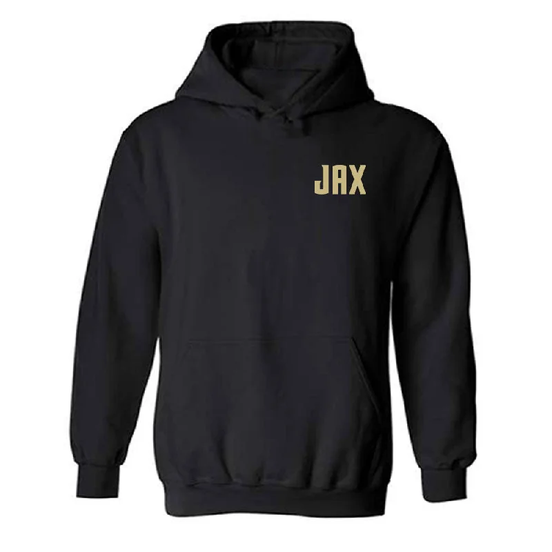 Jacksonville - NCAA Women's Basketball : Sana'a Garrett - Classic Shersey Hooded Sweatshirt Hoodie with Velcro Closure Adjustable Secure