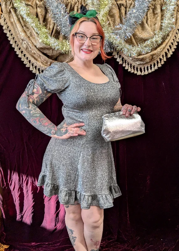 Hell Bunny Haze Mini Dress Cozy Ruched Mini Dress