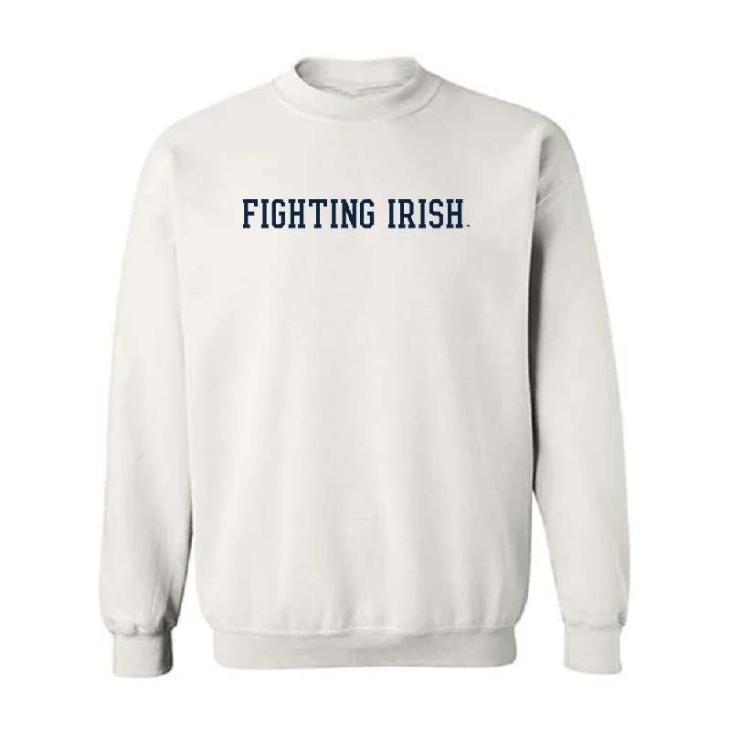 Notre Dame - NCAA Women's Soccer : Carolyn Calzada - Classic Fashion Shersey Crewneck Sweatshirt Hoodie with Turtle Neck Cozy Winter Notre Dame - NCAA Women's Soccer : Carolyn Calzada - Classic Fashion Shersey Crewneck Sweatshirt Hoodie with Turtle Neck Cozy Winter
