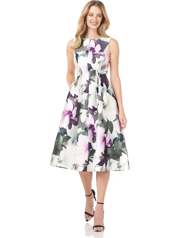 Womens Floral Midi Cocktail and Party Dress Tunics Top rated