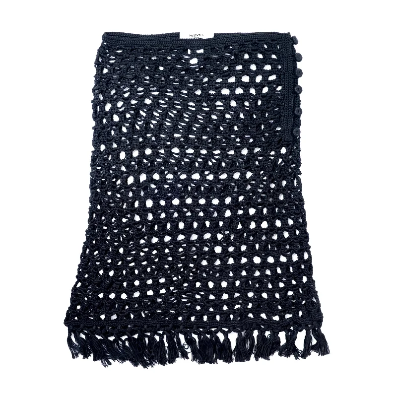 Marysia Crochet Mini Skirt Black lace skirt romantic