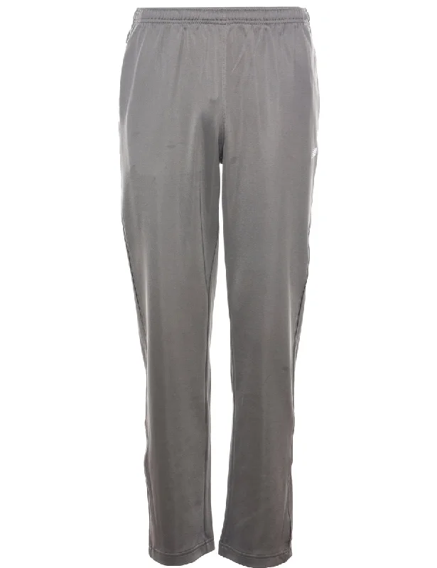 New Balance Light Grey Track Pants - W30 L31 Comfortable Denim Leggings