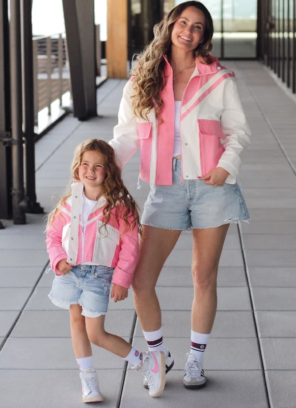 Know Me Women/Child Jacket ME2099 V-Neck Jacket Boat Neck Jacket Square Neck Jacket