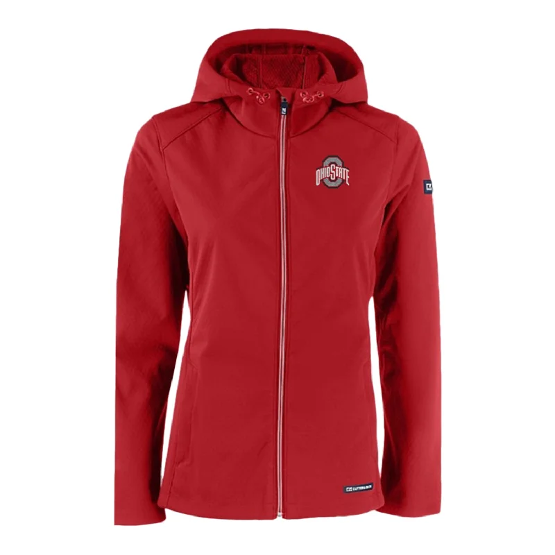 Ladies Ohio State Buckeyes Cutter & Buck Eco Softshell Scarlet Full Zip Jacket Satin Jacket Silk Jacket Chiffon Jacket Ladies Ohio State Buckeyes Cutter & Buck Eco Softshell Scarlet Full Zip Jacket Satin Jacket Silk Jacket Chiffon Jacket